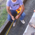 Medindo o comprimento do Cabo