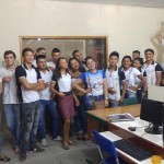 Alunos de Redes com o Laboratório já finalizado