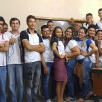 Alunos de Redes com o Laboratório já finalizado